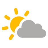 Scattered clouds and clear spells